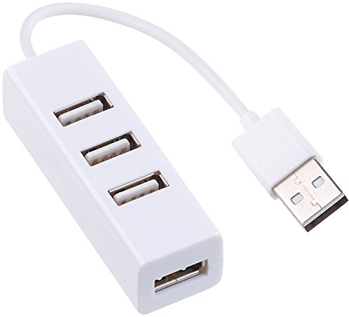 Xystec USB Mehrfachstecker: Superkompakter USB-2.0-Hub mit 4 Ports, bis 480 Mbit/s (USBverteiler, Tablet-USB-Hub, Mehrfach Stecker)