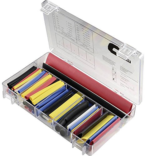 DSG Canusa 8011005990 Schrumpfschlauch-Sortiment 2:1, 64-teilig