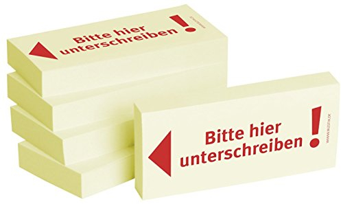 Notizblock24 1301010143 Haftnotiz bitte hier unterschreiben