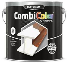 RUST-OLEUM 7392.2.5 Combicolor Original, Superior Metal Protection, Direct To Rust, White-RAL 9010