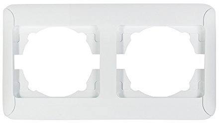 Fantasy Cadre 2 voies poussoir Interrupteur encastré Blanc