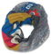 Lara & Anica - Modal Loop Schal in curry grau rot blau - Schlauchschal Rundschal - Gr. 2 x 80 x 100 cm