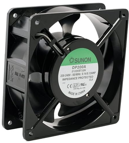 DP200 A2123 X ST Fan AC, Sunon DP200 A2123 X ST.GN, 230 VAC, 161 (± 10%) M3/H, axial/FBA