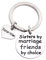 LParkin Schlüsselanhänger für Schwägerin, Geschenk für Schwester von Marriage Friends by Choice, Schmuck