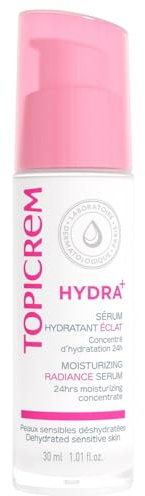Topicrem - Sérum Ultra Hydratant - Hydrate 24h, Peaux Sensibles déshydratées, Fabrication Française - 30 ml