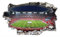 K&L Wall Art 3D Fußball Wandtattoo FCB Bayern München Wandsticker Pack Ma's Klebebilder für die Wand Deko 60x36cm