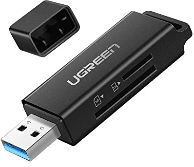 UGREEN USB 3.0 Lecteur de Carte SD Micro SD OTG Adaptateur de Carte Mémoire SDXC SDHC Micro SDXC Micro SDHC Card Reader pour MacBook PS4 Xbox One PC Windows 10 8.1 8 7 Vista XP Mac OS Linux