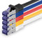 1aTTack.de Cat.7 Cavo di Rete 0,5m - 5 Colori Set 03-5 Pezzi - Ethernet LAN Cat.7 SFTP PIMF LSZH Spina RJ45 Cat6a 10 Gbit s