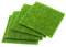 FineInno 4 Sheets Artificial Grass Mat,Life-Like Fairy Artificial Grass Lawn Faux Grass Tiles Craft Grass Moss Garden Fake Sod Moss Green Garden Ornament (6 * 6inch/15 * 15cm,4 pcs)