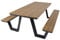 Lesli Living Picknick-Set Bank mit Tisch rechteckig 200cm Aluminium