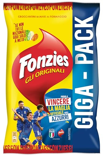 Fonzies Gli Originali, Croccantini di Mais al Formaggio, Cotti al Forno, 280g