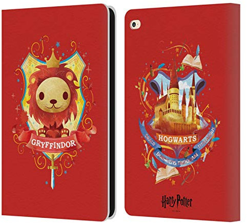 Head Case Designs Licenciado Oficialmente Harry Potter Gryffindor Reliquias mortales II Carcasa de Cuero Tipo Libro Compatible con Apple iPad Air 2 (2014)
