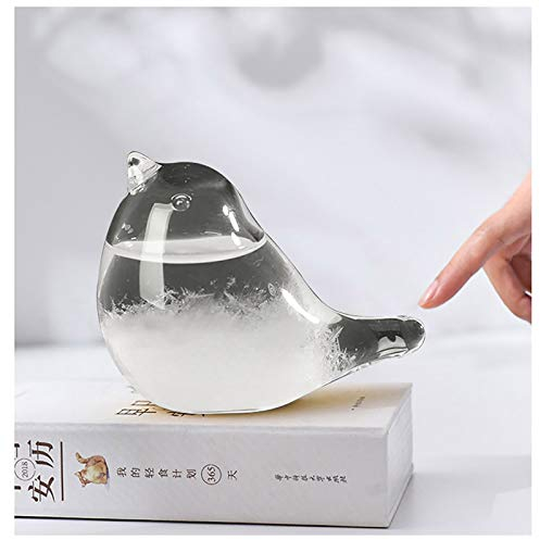 TIEMORE Sturmglas Wettervorhersage, Kreative Wetterstation, Barometer, Flüssige Wettervorhersage Flasche, Für Office Desktop Und Home Decor