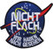 Aufnäher NASA Nicht flach - wir haben nachgesehen Aufbügler Patch Weltall Bügelbilder Sticker Raumfahrt Geschenk Universum Applikation für alle Stoffe/Jacken/Shirts | 90x80mm