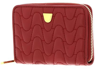 COCCINELLE Clivia Matelasse Zip Around Wallet Acero