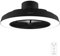 Cecotec Ventilador de Techo con Luz EnergySilence LampAero 600 InsideBlack. 40W, Motor DC, Luz LED de 40W, 5 Aspas, Mando, 3 Velocidades, 3 Tonalidades de luz, Temporizador, Modo winter/summer