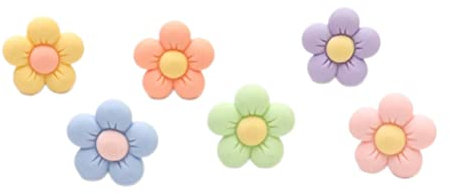 Akozon - Clip para Rejilla de Ventilación de Coche, 6 Unidades, Bonitas Flores, Clips para Rejilla de Ventilación de Coche, Bonitas Flores, Aromaterapia, Ambientador de Aire para