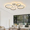 KeLuKes 100cm Black Ceiling Fan Light with Memory Function, Ring Ceiling Fan with Lamp, Dc Silent Dimmable Timer 6 Speed Fans with Lights for Bedroom Living Room