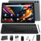 KADYBE 2025 Ultima versione Android tablet 10 pollici, 8 RAM+128GB(TF 1TB), Octa core, 5G WLAN, 8+13 MP,1080 LCD,GPS,1,8 GHz, 7000 mAh, tablet PC con tastiera e mouse,Type C-(Gray)
