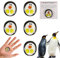 DALAETUS 5 Stück Pocket Penguin Hug mit Ermutigend Grußkarte, Mini Eine Kleine Taschen Pinguin Glas, Niedlich Ermutigende Liebhaber Geschenke für Valentinstag, Geburtstag, A Little Pocket Penguin Hug