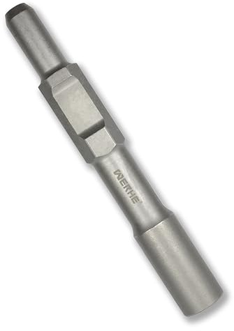 WERHE Erdnageleintreiber HEX30, für Erdstäbe, Innen Ø 25,5 mm, 257 x 35 mm | Aus legiertem Stahl, unbeschichtet, kompatibel mit Hitachi, Makita, Ozito, Lochtiefe 50 mm, werkzeugloser Wechsel
