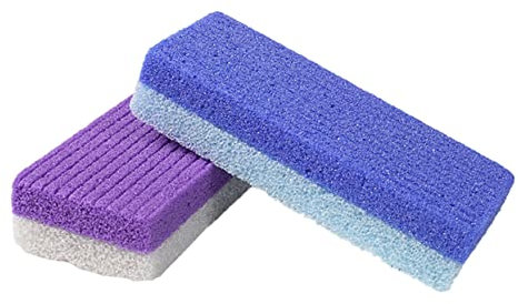 FRCOLOR Foot Massage File Nail Nail Art Tools Nail Tools Foot Sponge File Callous Remover Tool Handheld Foot Sole Skin File Foot Care File Pedicure Pack of 2