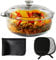 Round Glass Casserole Dish With Lid Oven Safe, Casserole Bowls With Lids, Covered Casserole Dish With Lid, Baking Glass Dish With Lid, Covered Casserole Dishes For Oven, Round Baking Dish With Lid,