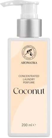 Konzentriertes Wäscheparfüm Kokos 200ml - Kokosduft - Flüssige Parfüm Wäsche - Wäscheduft - Parfum für Waschmaschine - für Langanhaltenden Duft - Exotischer Aroma - Wäscheerfrischer