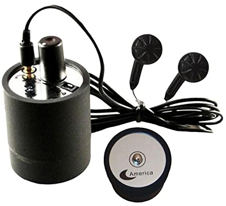 BaotyJie Testeur de Moniteur de Fuite D'eau Inclus avec Microphone Mural et écouteurs