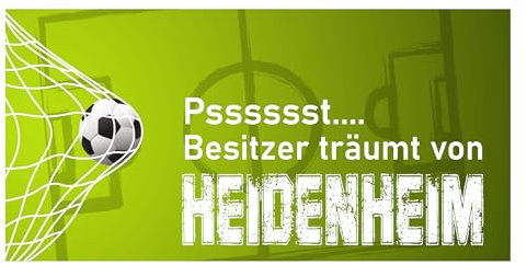 clothinx Fußball Fan Geschenk Tasse für alle Heidenheim Fans - Geschenkidee Freund zu Weihnachten - Sprüche Tasse aus Keramik - 340ml, Weiß