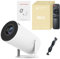Mini Beamer, WiFi Bluetooth Klein Tragbarer Beamer 1080P Full HD, 180°drehbar Kurzdistanz Beamer Heimkino/Outdoor für Stick/Laptop/iOS/Andorid Handy Projektor