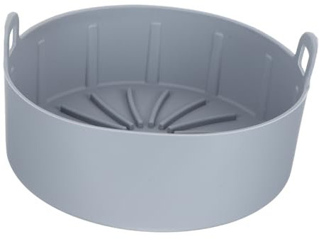 CRILSTYLEO Accessori Per Friggitrice Ad Aria Cestello Di Ricambio Grigio Piccolo Da 16 Cm Per Friggitrice Ad Aria