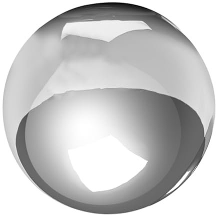 Gatuida Stainless Steel Gazing Globe Mirror Polished Garden Sphere for Outdoor Decor Reflective Ball