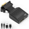 Convertisseur Adaptateur VGA Masculin VGA Actif à HDMI avec Câble Audio 3,5 Mm et Micro-USB pour Le Moniteur de Projecteur PC D'ordinateur Portable 1080p 60Hz