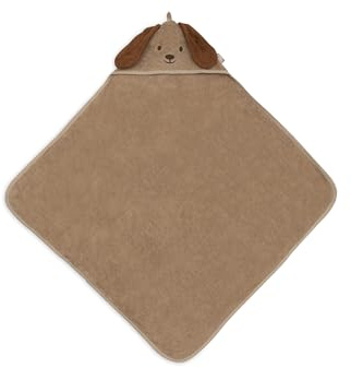 Jollein Kapuzenhandtuch Baby – Diego – 75x75cm – 100% Baumwolle – Frottee – OEKO-TEX Zertifiziert – Baby Handtuch Kapuze – Kapuzenhandtuch Kinder für Mädchen und Jungen