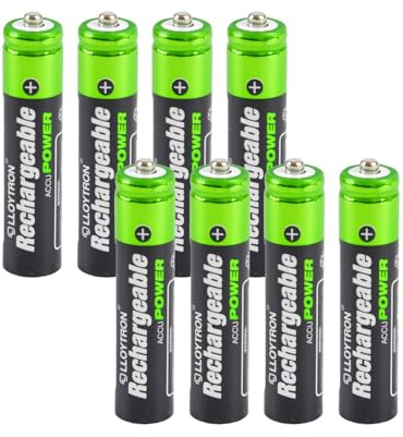 8 Pack NIMH AccuPower Battery - AAA 550mAh - B014