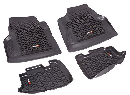 Rugged Ridge 12987.10 Bodenschutzmatte für Jeep Wrangler TJ und LJ Modelle 1997–2006, Schwarz