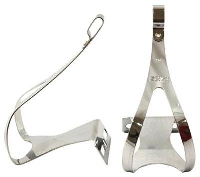 MKS Steel Toe Clips, Metallic, M