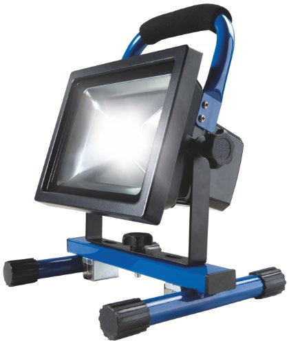 as – Schwabe puce LED Projecteur Batterie, bleu, 46972