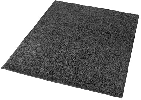Kleine Wolke 4018905539 Badteppich Kansas, 55 x 65 cm, Schiefer, 4004478228337