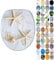 Sanilo Soft Close Toilet Seat, Wide Choice of New Toilet Seats, Stable Hinges, Easy to Mount (Sea Star Grey)