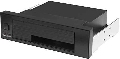 Kingwin Single Bay Mobile Rack for 2.5-3.5 Inches SSD and HDD (KF-255-BK)