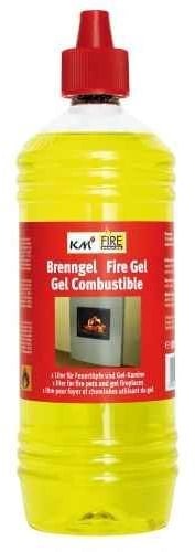 2 botellas de 1 litro de gel combustible para chimenea y hogueras, artículo310