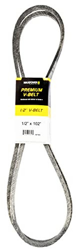 MAXPOWER Keilriemen 347545, Kevlar verstärkt, 1/2 x 102 - 4L1020 - Aussenlänge L(a) 2590 mm, Beige