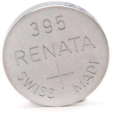 Renata Swatch Group - Pile Bouton oxyde d'argent 395 1,55 V 55 mAh