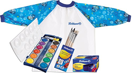 Pelikan Deckfarbkasten K12, Schulstandard (Farbkasten + Zubehör, Jungen Edition)
