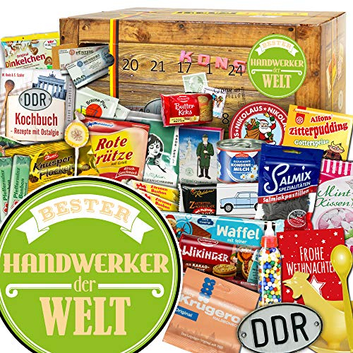 Bester Handwerker - Adventskalender Ostalgie - Adventskalender Männer - Handwerker Geschenk 2024 2025