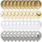 Luftballons Hochzeit Gold Silber Weiß SKYIOL Helium Ballons 50 Stück 30 cm Goldene Metallic Konfetti Ballons Helium Latex Ballons für Kinder Mädchen Geburtstag Baby Shower JGA ABI Party Dekoration