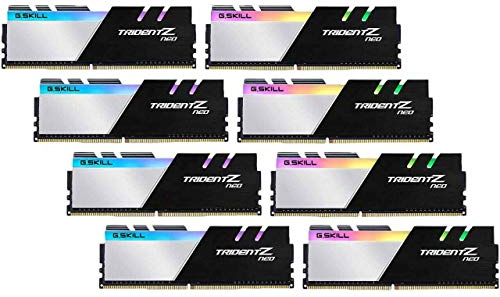 G.SKILL Trident Z Neo Serie (Intel XMP) DDR4 RAM 256GB (8x32GB) 3200MT/s CL16-18-18-38 1,35V Desktop Computer Arbeitsspeicher UDIMM (F4-3200C16Q2-256GTZN)