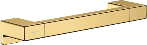 hansgrohe AddStoris - Haltegriff Dusche, Haltestange Bad, für Wandmontage, verdeckte Befestigung, Badezimmer Zubehör, Polished Gold Optic, 41744990